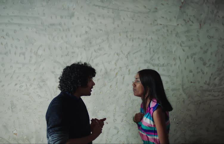 A man and a woman argue