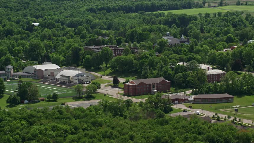 A small town in a rural area