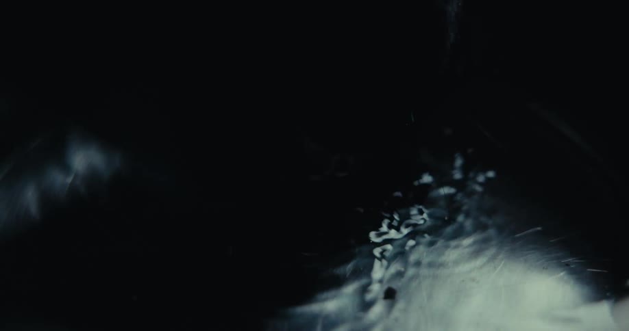 Water moves in a pan