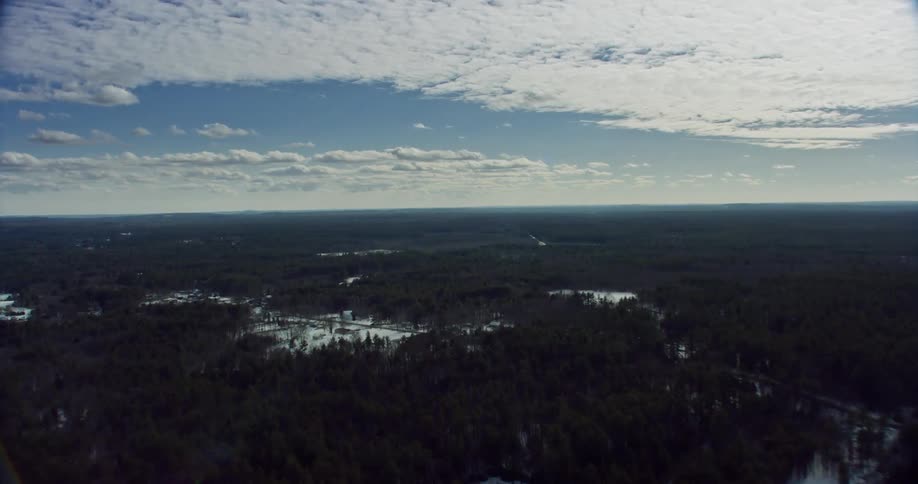 Time lapse of the wilderness during the winter season