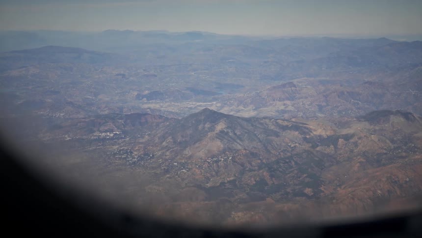 Fog and mist are covering the mountain tops