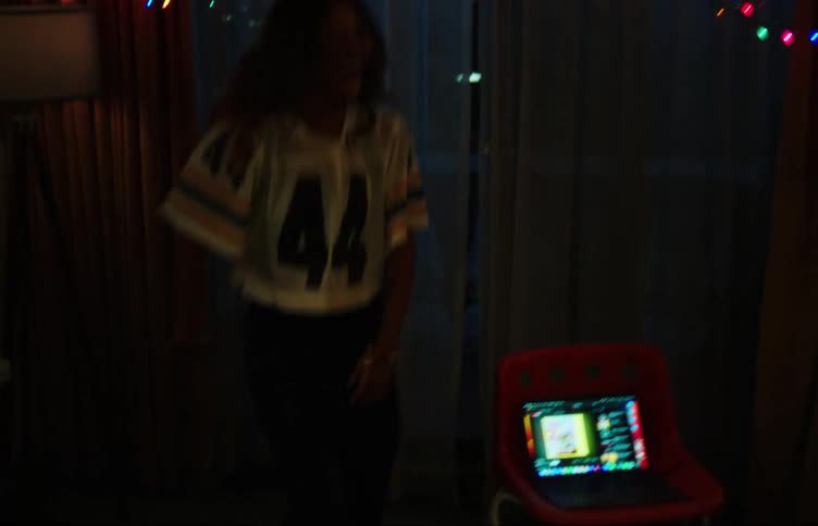Ladies dancing in the room