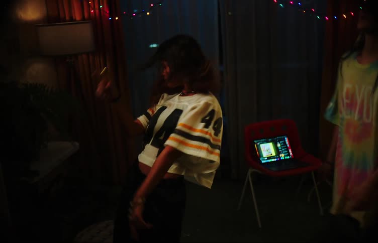 A clip of females dancing