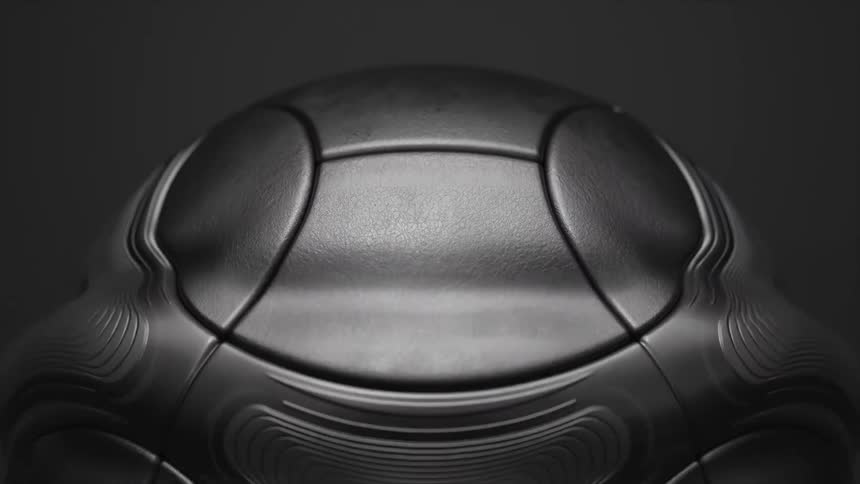 A computer effect where a domed object ripples