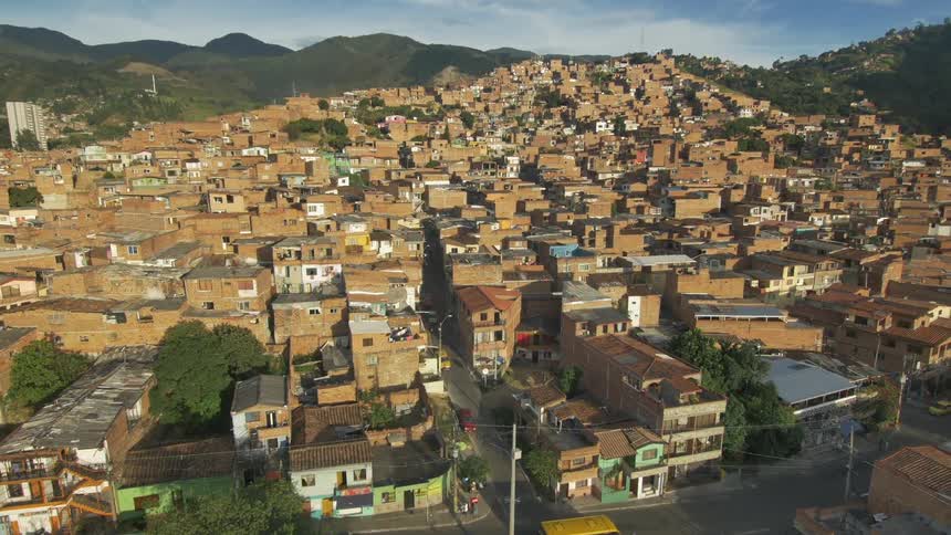 Aerial view of a city