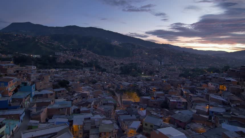 Aerial view of a city