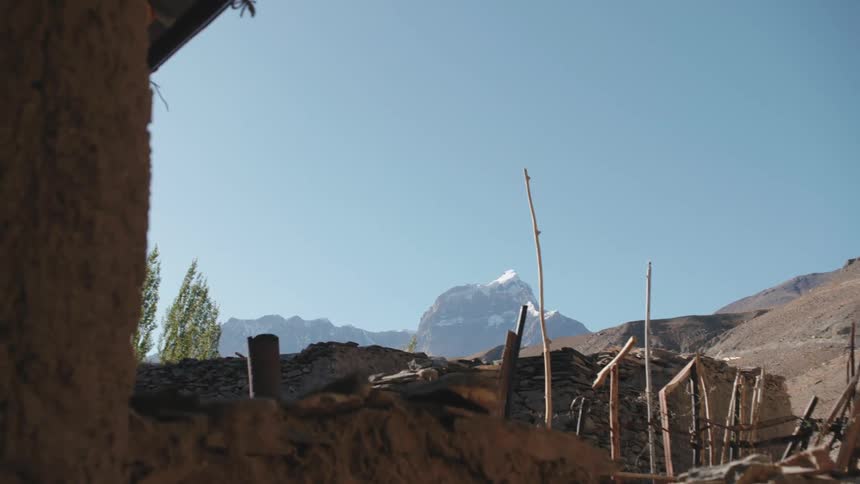 A crudely constructed fence in a rural area