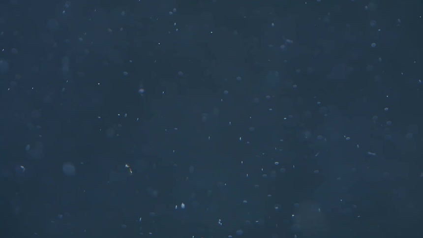 Flowing with small white dots in slow abstract motion
