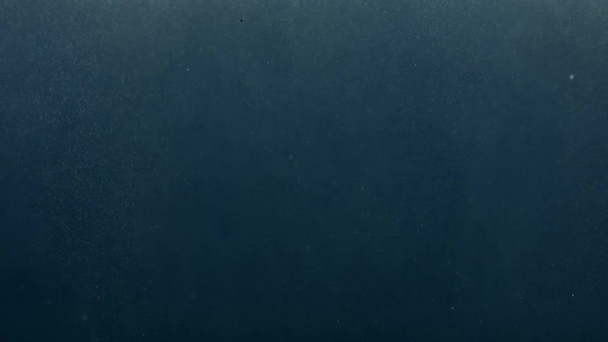 Calm blue ocean in slow motion