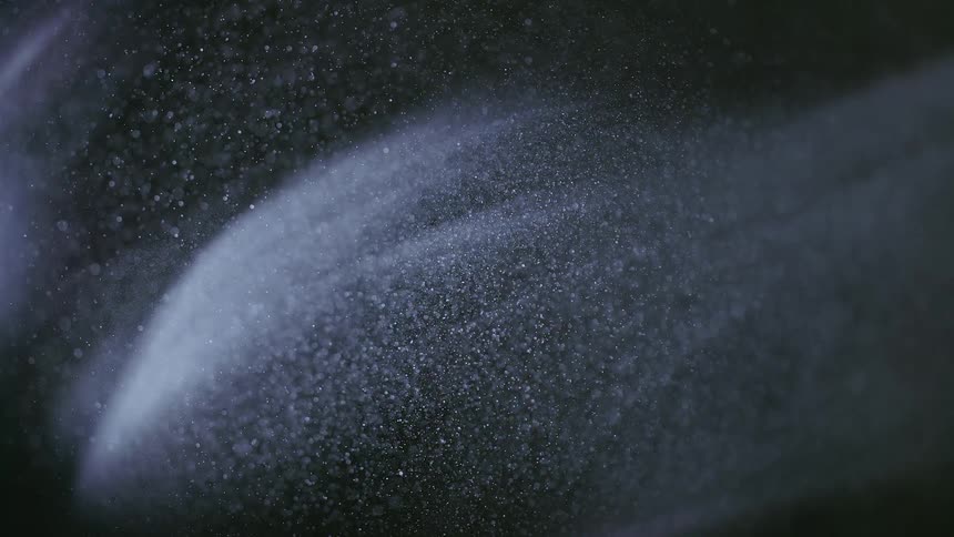 The dust slowly falls