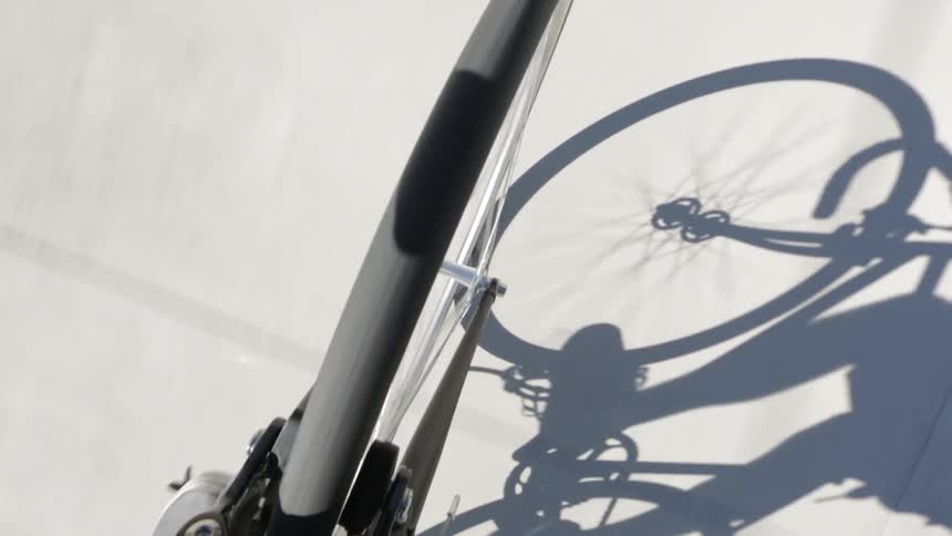 A person riding a bike