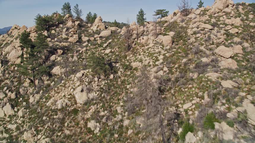 A clip of rocky mountains