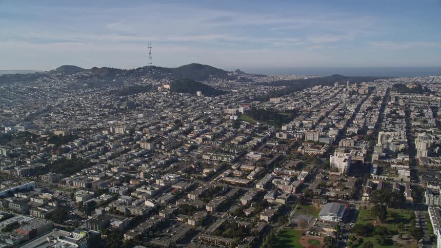 The city is full of many buildings
