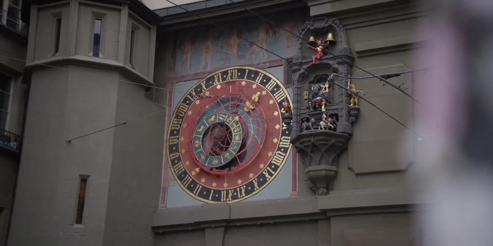 The astronomical clock and mechanical figures of the Zytglogge in Bern, Switzerland