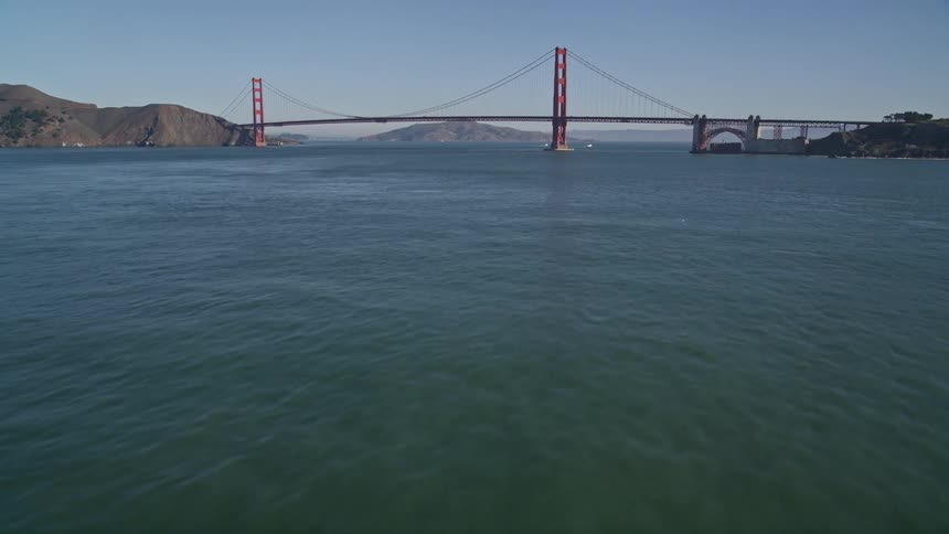 Aerial view of the golden gate bridge in san francisco