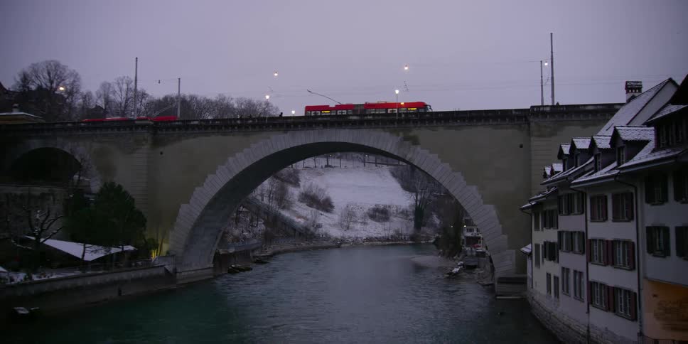 The Nydegg bridge across the River Aare in Bern, Switzerland