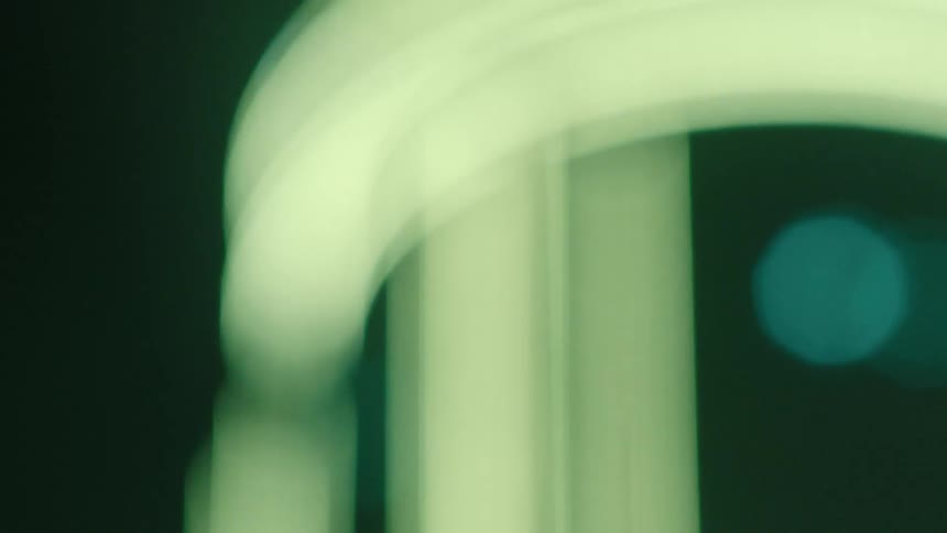 Out of focus blurry lights on the city at night