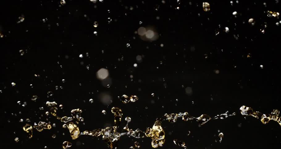 A splash clip of liquid