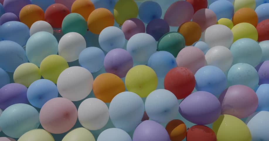 A bunch of balloons