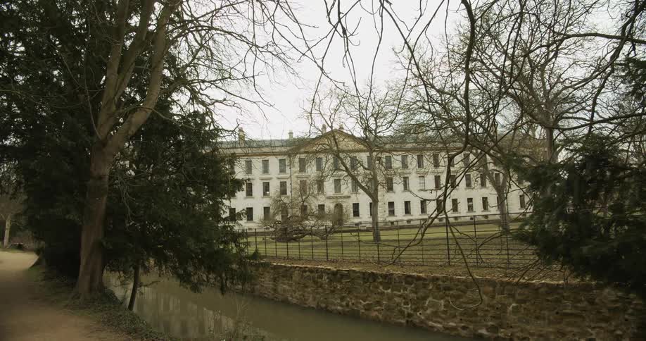 A giant building on an estate