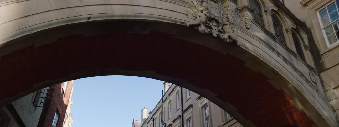The bridge of sighs in oxford