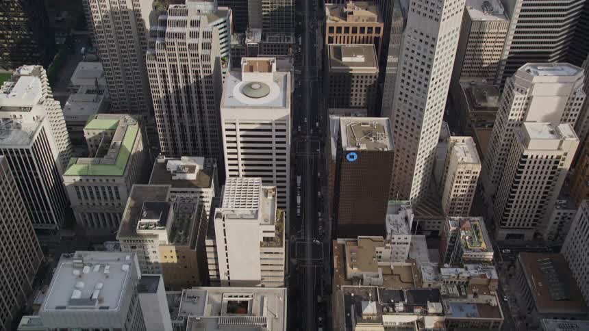 Aerial view of the city of san francisco