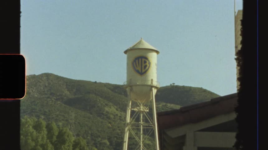 A water tank at warner bros studio in california
