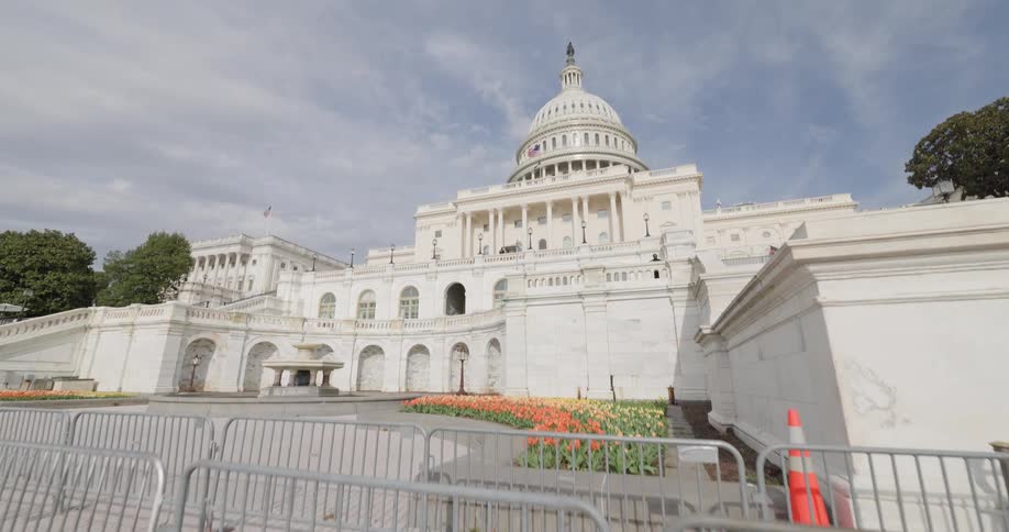 Fencing surrounds capitol hill