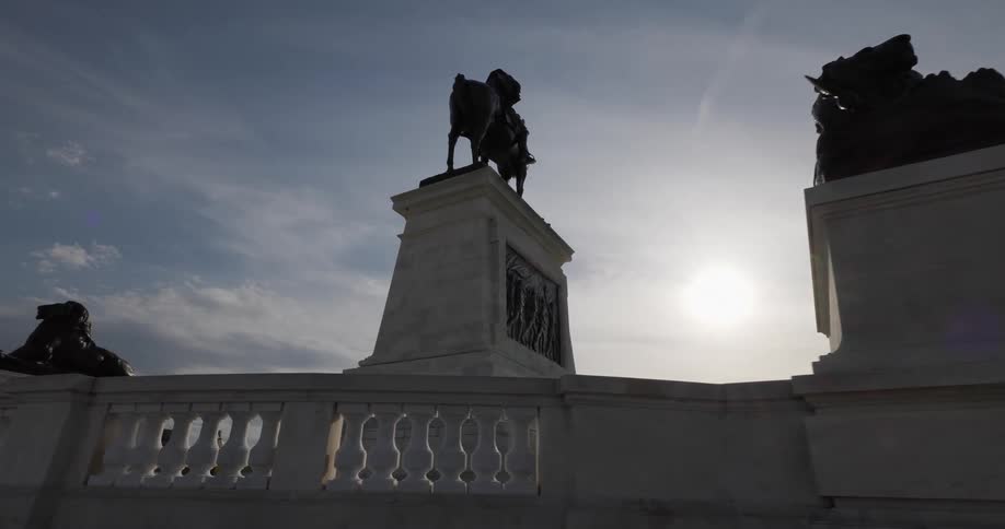 A cluster of statues outdoors