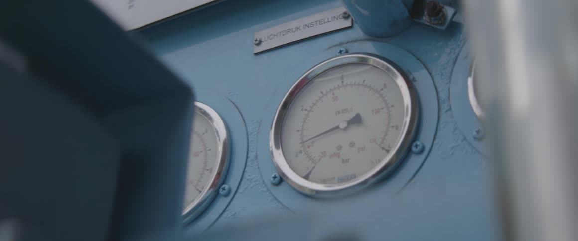 Control panel with gauges