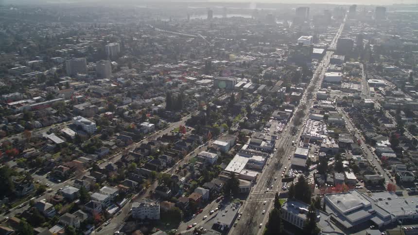 Heavy traffic runs through the city roads