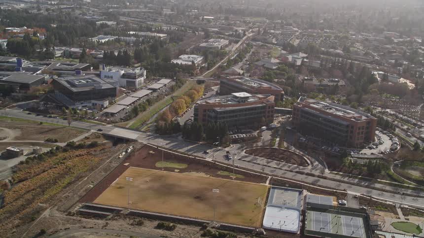 A hospital in a mixed city suburban area