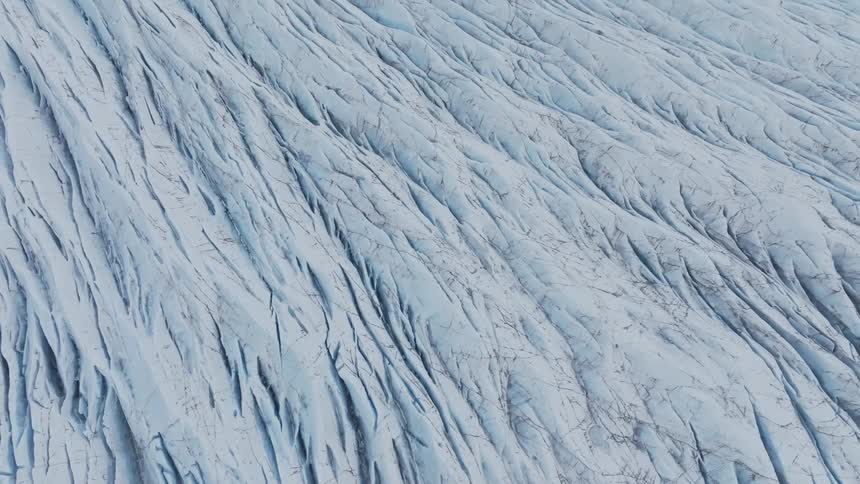 Snow and ice cover every bit of surface area in nature