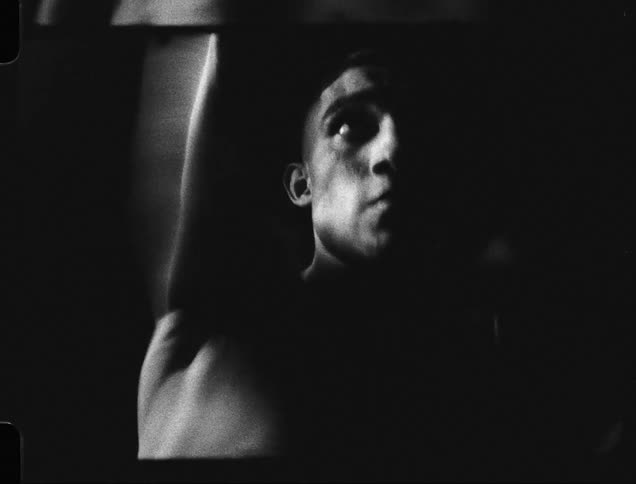 A clip of a boxer training