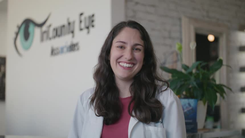 Portrait of a female healthcare professional smiling