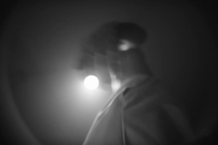 Man without shirt skipping a cardio