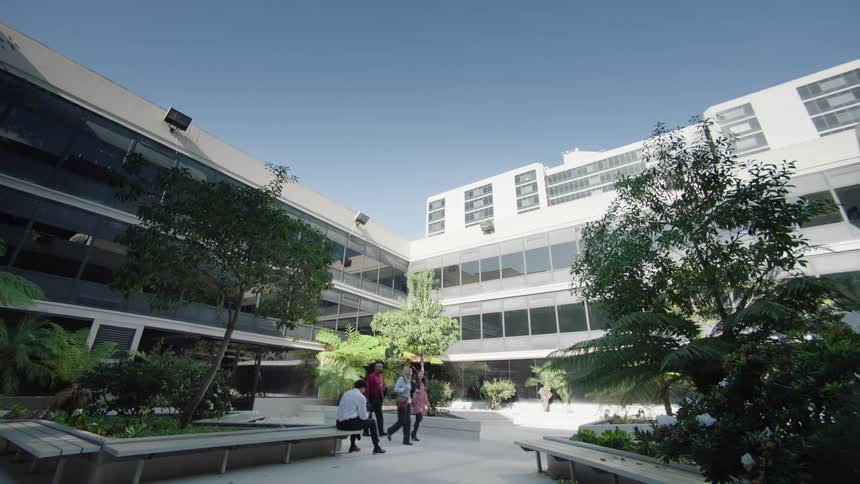 Exterior view of a private university in buenos aires argentina