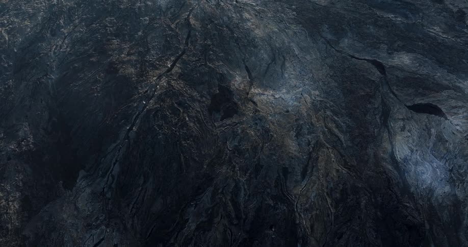 The land on earth can be seen from space