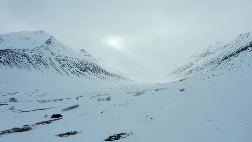 A rural community in a mountain valley