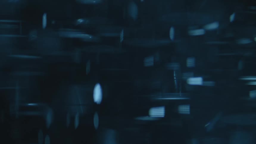 Water spinning in a spiral with abstract particles