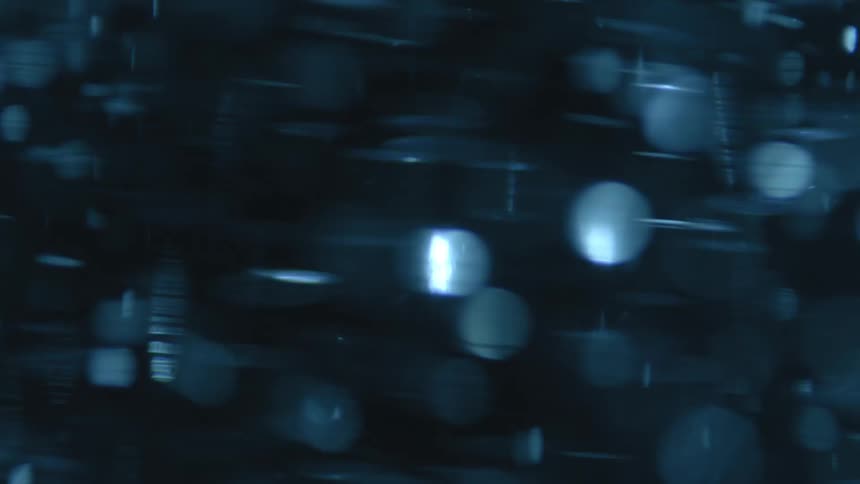 Extreme close up of spiral water with bubbles