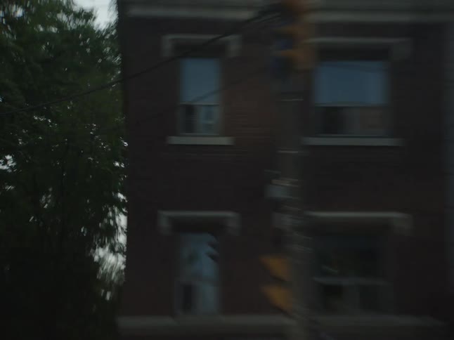 Traffic runs through the city
