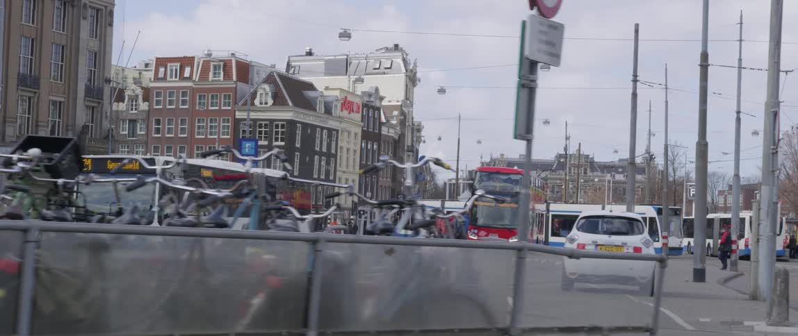 Cityscape of amsterdam centraal netherlands