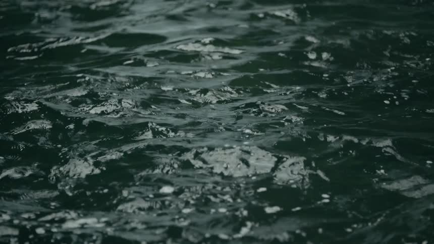 Close up of water getting hot and about to boil
