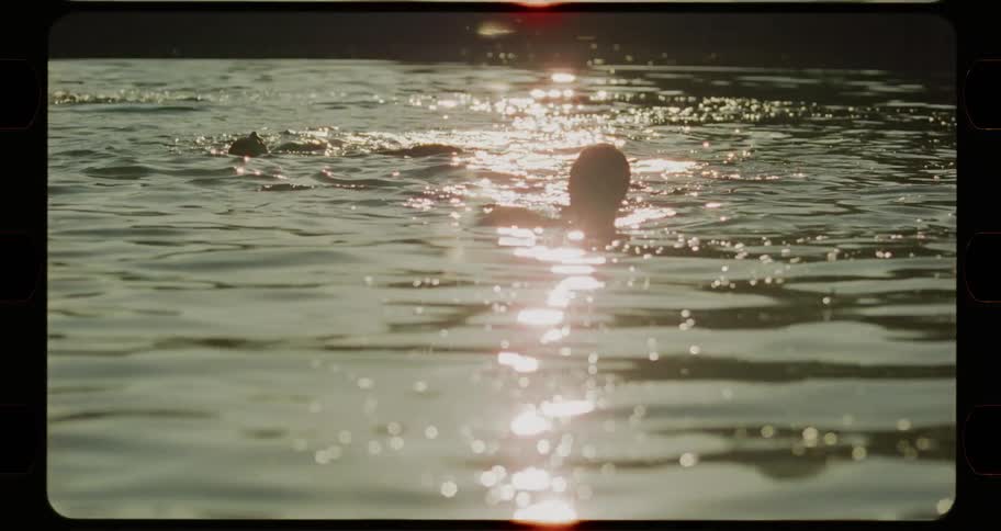 People are swimming in the water