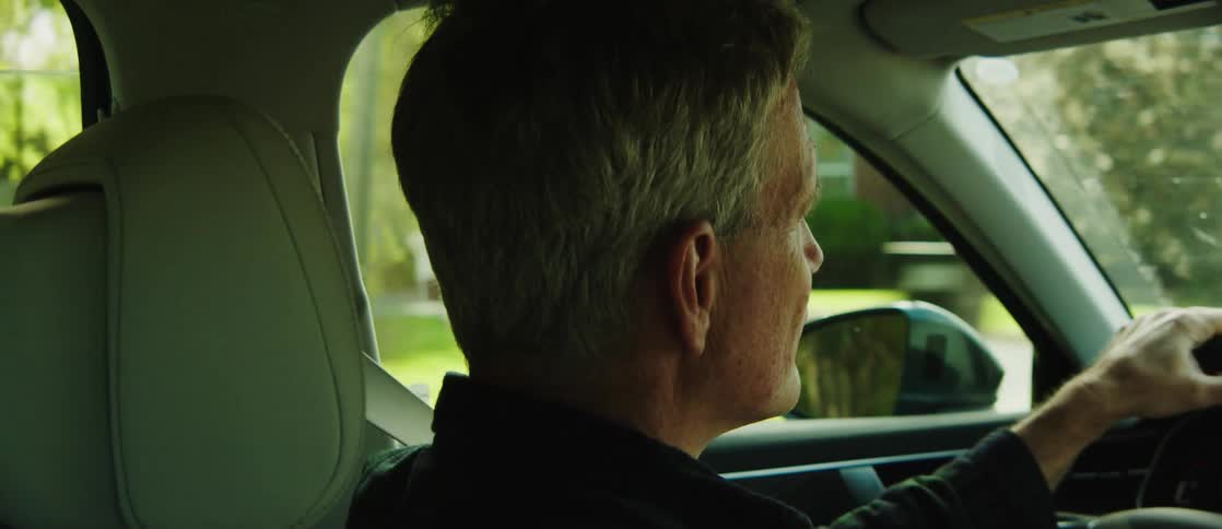 A clip of a man driving
