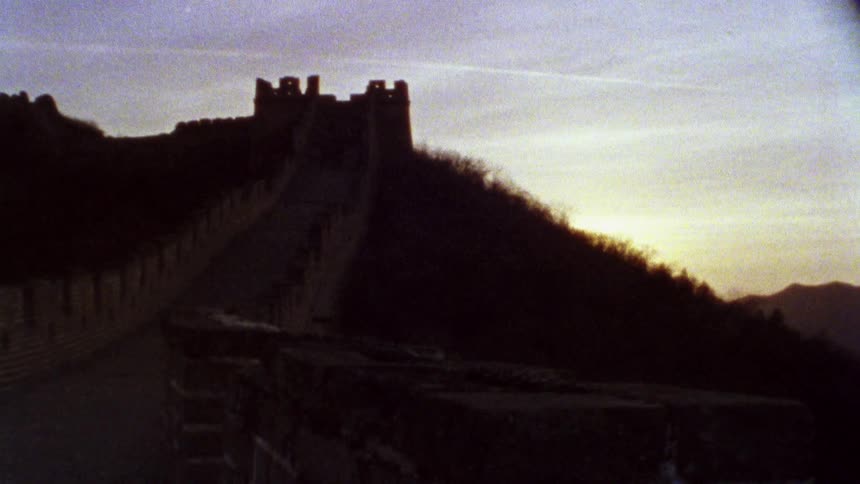 A bridge runs up the hills