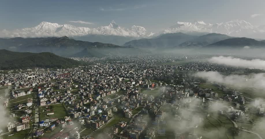 Homes fill the landscape