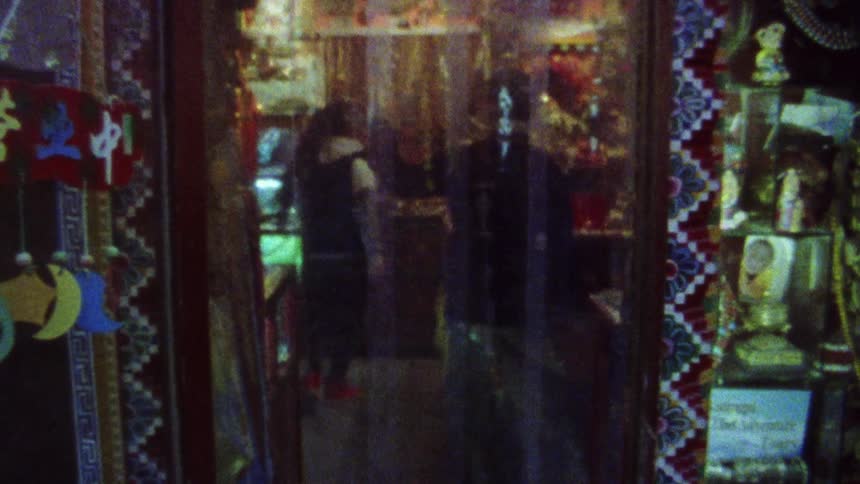 People are dancing in the shop