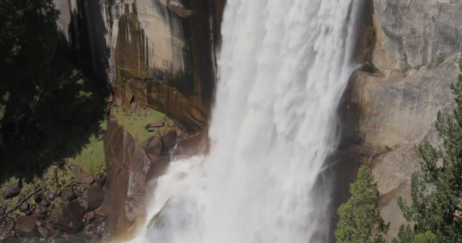 A river with a waterfall